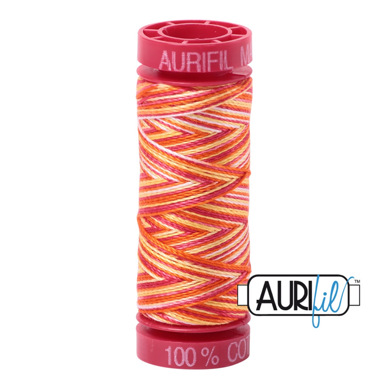 Tramonto to a Zoagli - Variegated (4657) | 12wt Small Spool (50M / 54Y) | Aurifil Thread